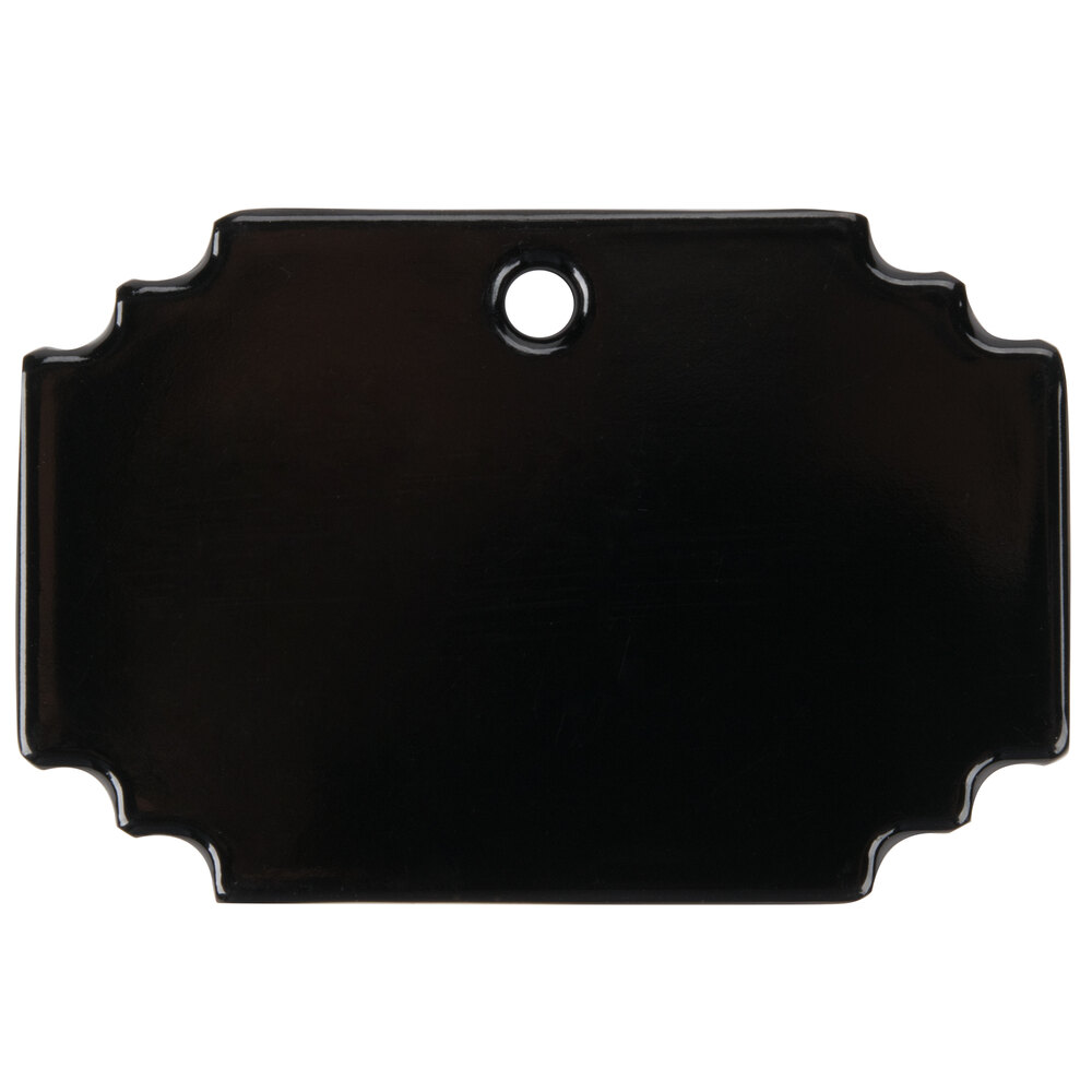 Cal-Mil 3344-13SIGN Black Write-On Menu Card - 3" x 2"