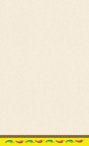 Choice 8 1/2" x 11" Menu Paper - Southwest Themed Mariachi Design Middle Insert - 100/Pack