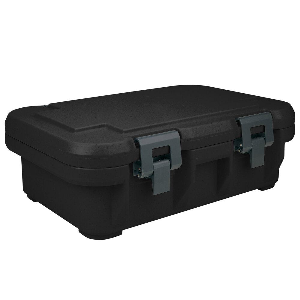 Cambro UPCS140110 Camcarrier® S-Series® Black Top Loading 4" Deep Insulated Food Pan Carrier