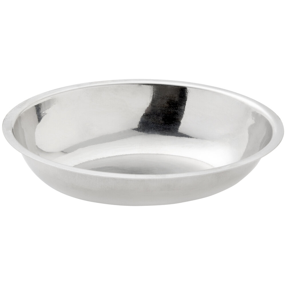 American Metalcraft D405 2.5 oz. Stainless Steel Oval Sauce Cup - 12/Case