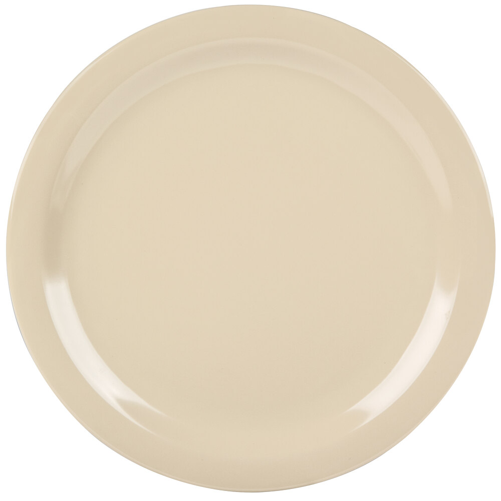 Carlisle 4350025 Dallas Ware 10 1/4" Tan Melamine Plate - 48/Case