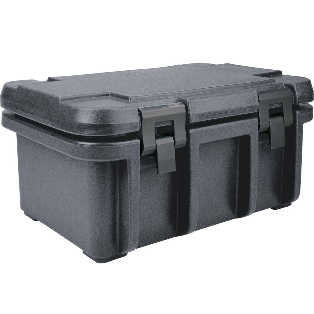Cambro UPC180191 Camcarrier® Ultra Pan Carrier® Granite Gray Top Loading 8" Deep Insulated Food Pan Carrier