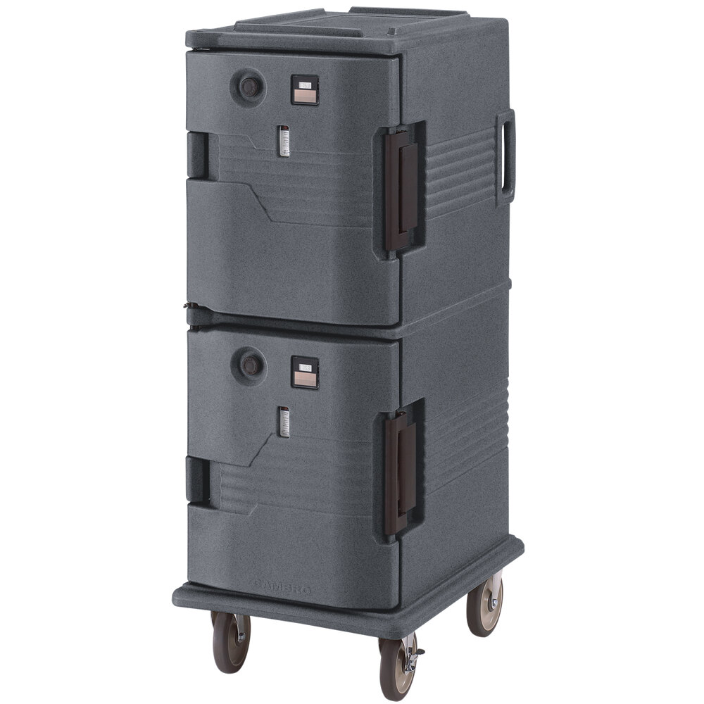 Cambro UPCH8002191 Ultra Camcart® Granite Gray Electric Hot Food Holding Cabinet in Fahrenheit - 220V