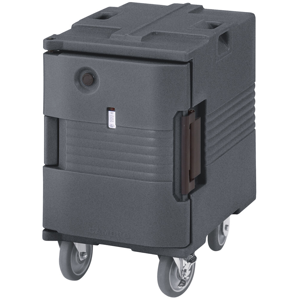 Cambro UPCHW4002191 Ultra Pan Carrier® Granite Gray Electric Hot Food Holding Cabinet in Fahrenheit with Casters - 220V