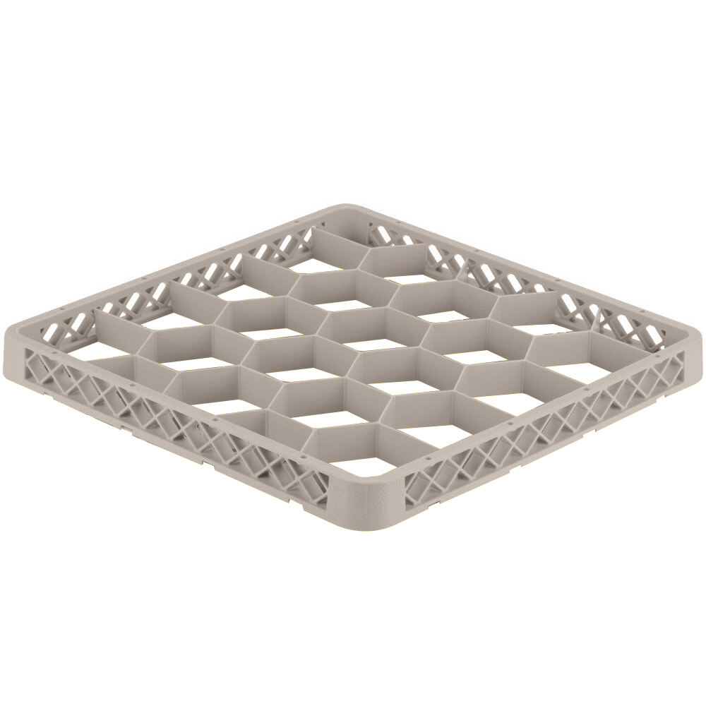 Vollrath TRG-32 Traex® Full-Size Beige 20 Compartment Glass Rack Extender