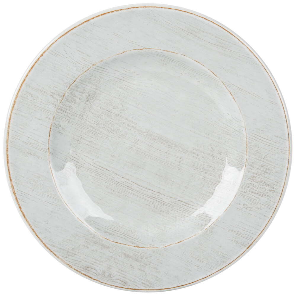 Carlisle 6400206 Grove 9" Buff Round Melamine Salad Plate - 12/Case