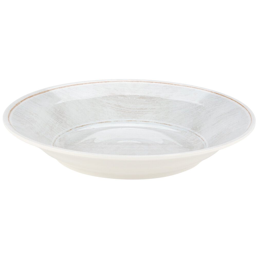 Carlisle 6400306 Grove 28.5 oz. Buff Melamine Soup Bowl - 6/Case