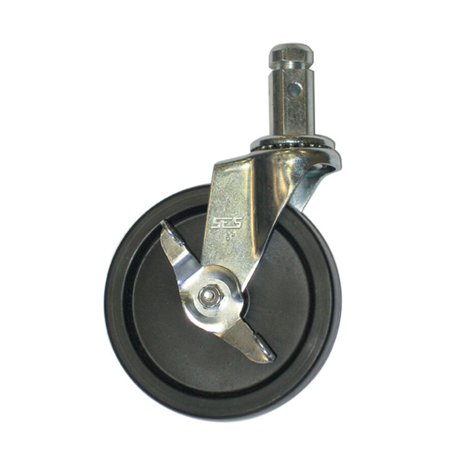 Advance Tabco RA-65 5" Heavy-Duty 5" Swivel Stem Caster With Brake
