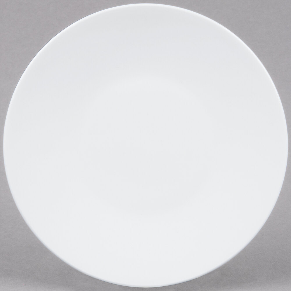 10 Strawberry Street B4508 Izabel Lam Pond 7 1/2" White Round Bone China Plate - 48/Case