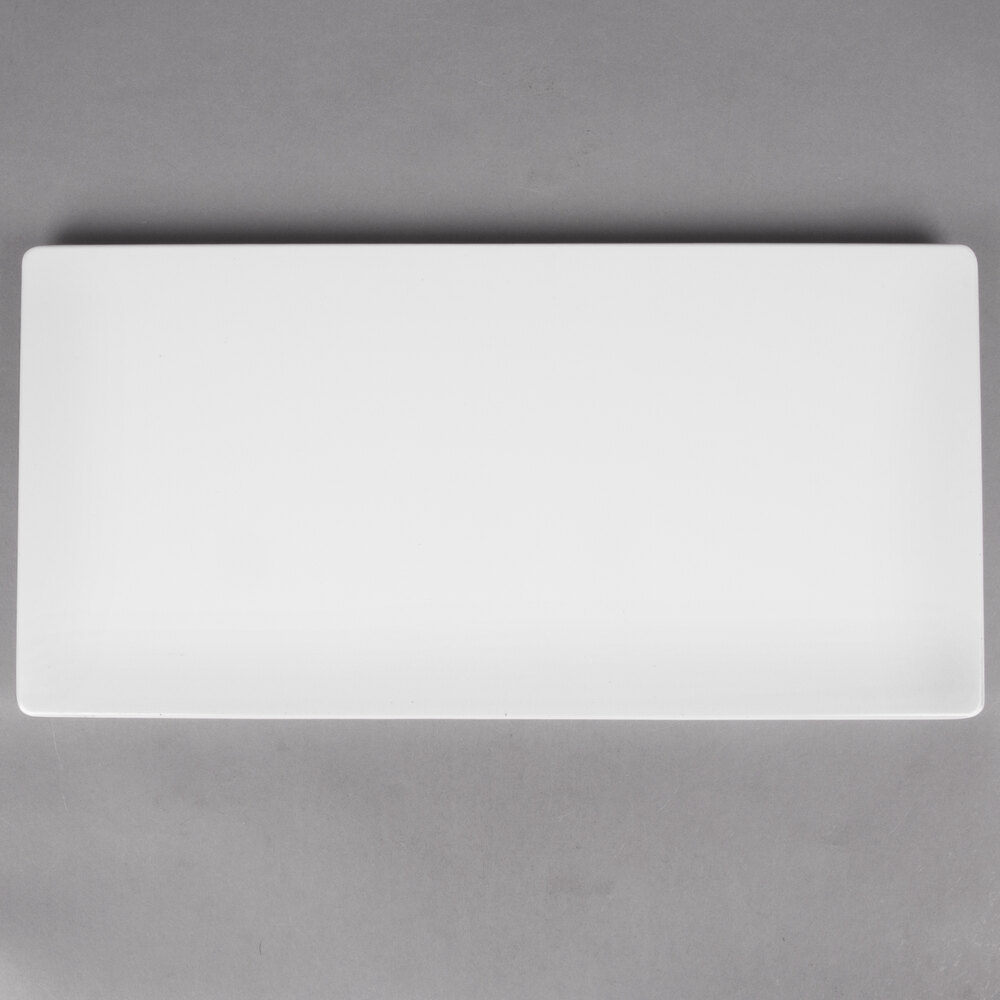 American Metalcraft MEL189 Endurance 18 1/4" x 9" Flat Melamine Platter