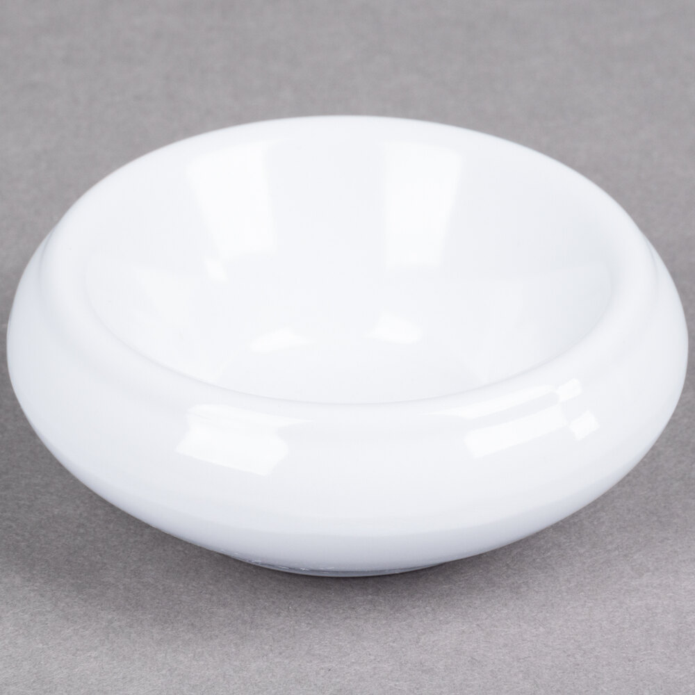 Carlisle 085502 1 oz. Melamine Butter Dish - 48/Case