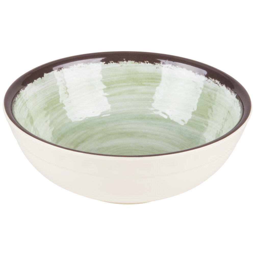 Carlisle 5400546 Mingle 17 oz. Jade Small Melamine Bowl - 12/Case