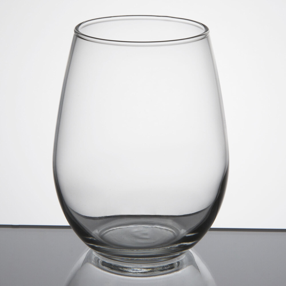 Libbey 217 11.75 oz. Customizable Stemless White Wine Glass - 12/Case