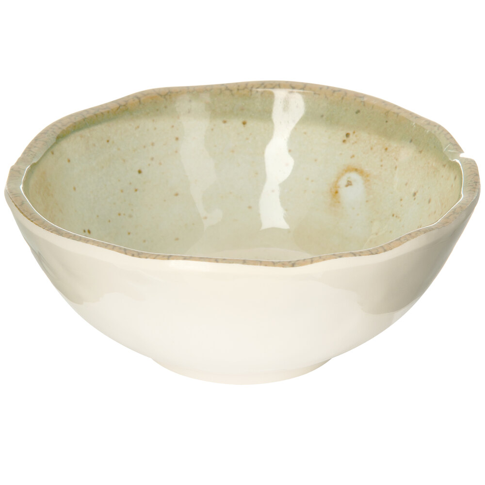 Carlisle GA5501270 Gathering 9 oz. Adobe Melamine Dip Bowl - 12/Case