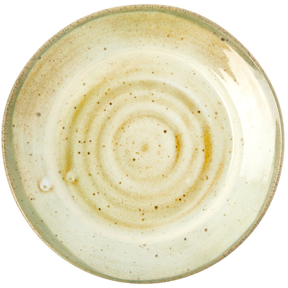 Carlisle GA5501370 Gathering 12 1/2" Adobe Round Melamine Charger Plate - 12/Case