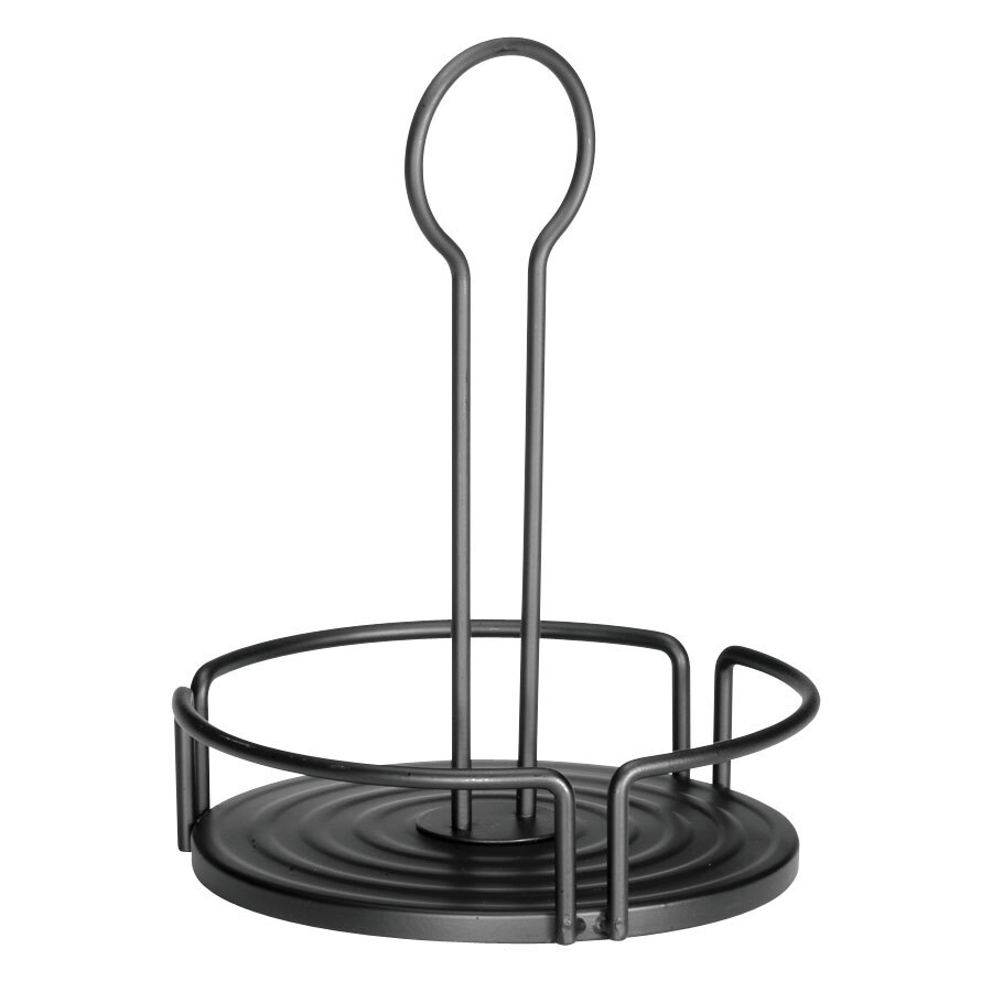 Tablecraft BKDIA595 Versa Rack 6" Black Condiment Caddy