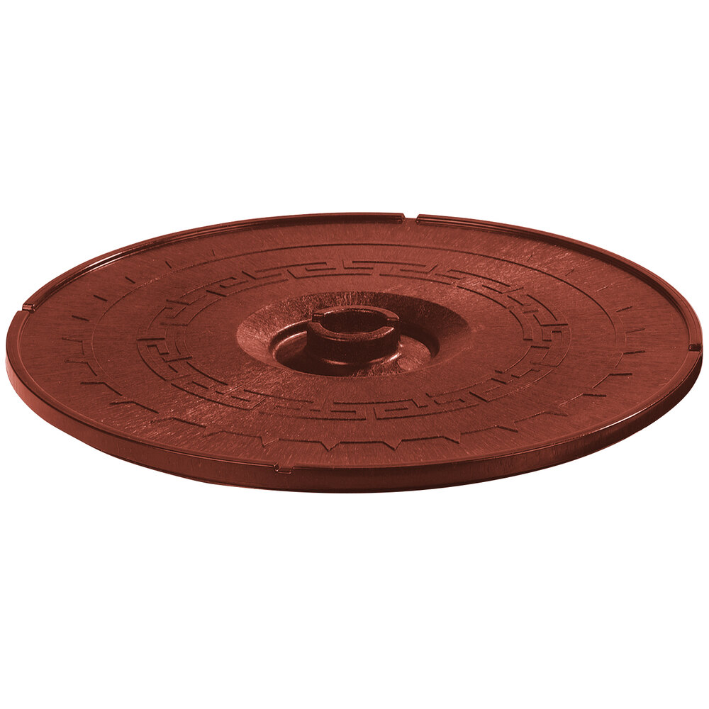 Carlisle 070729 Terra Cotta Lift-Off Replacement Lid for 071729 12" Tortilla Server - 6/Case