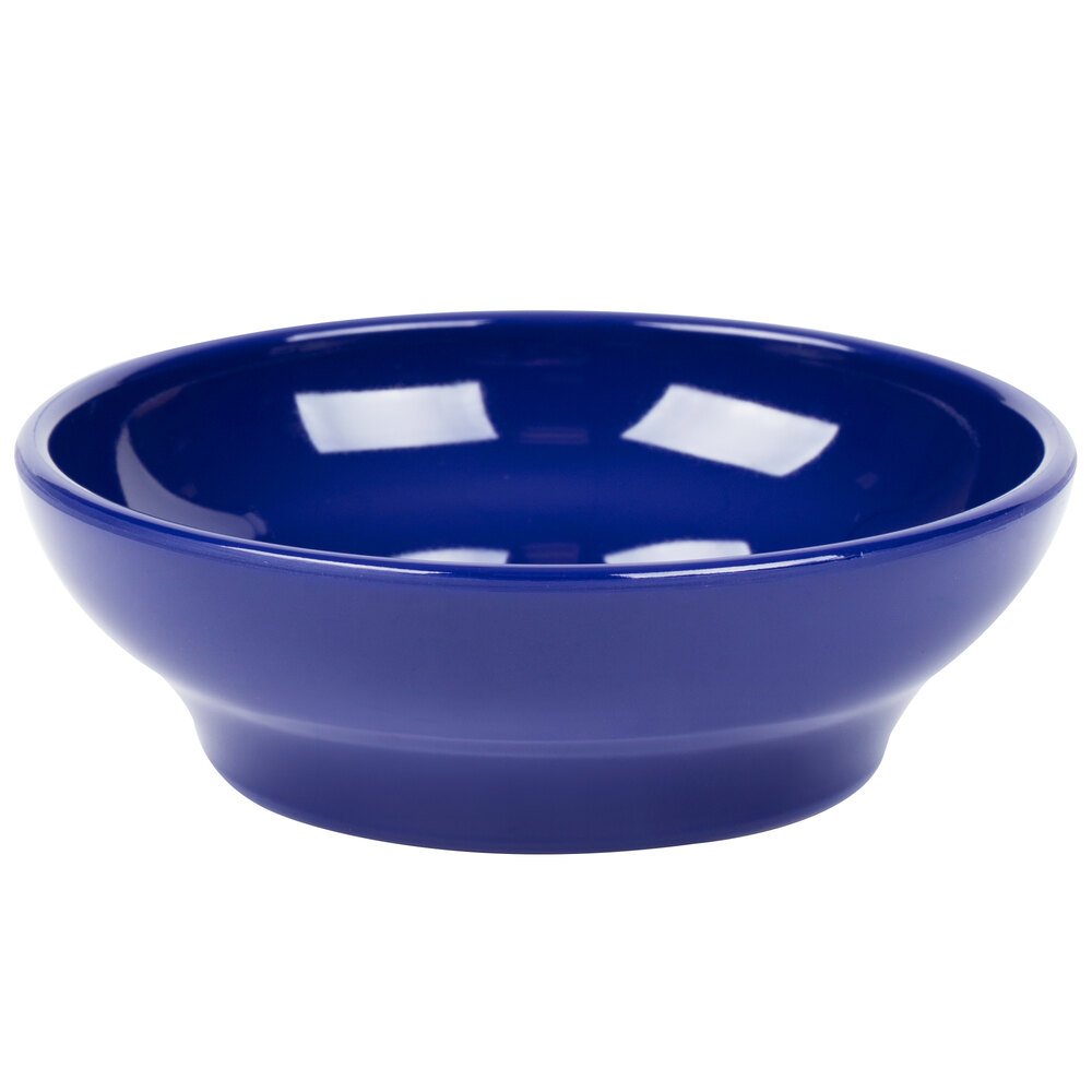 Carlisle 4312560 Cobalt Blue SAN Plastic 5 oz. Salsa Dish - 48/Case