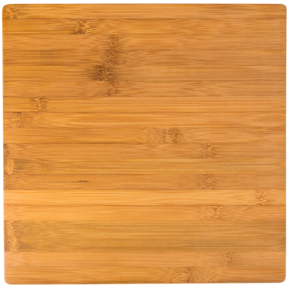 American Metalcraft BAM141 Square Bamboo Platter - 14 3/8" x 14 3/8"