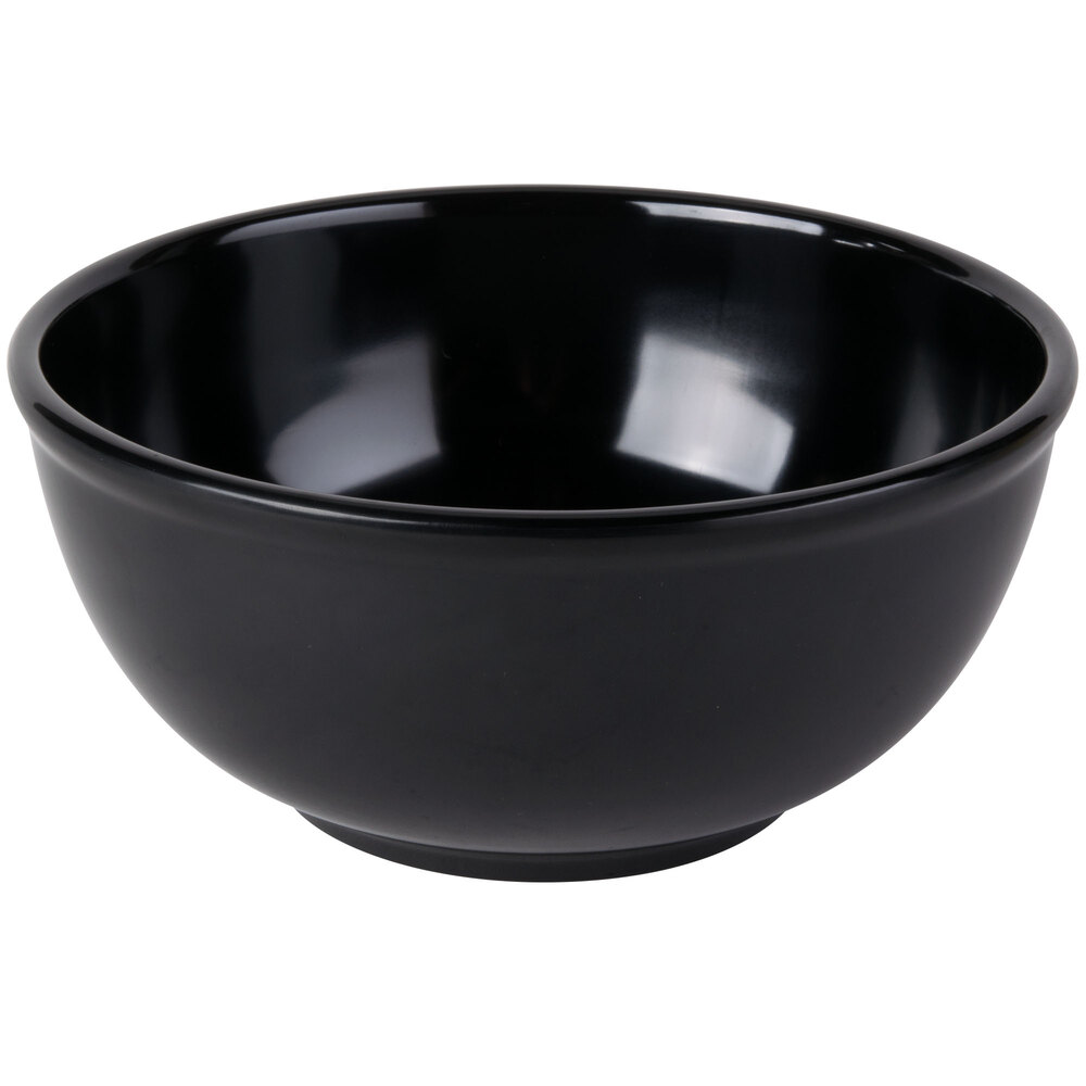 Cal-Mil 418-10-13 Black 10" Round Melamine Bowl