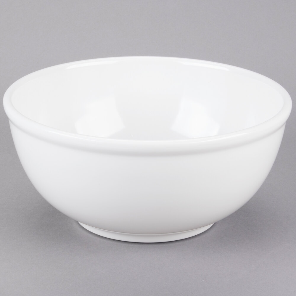 Cal-Mil 418-10-15 White 10" Round Melamine Bowl