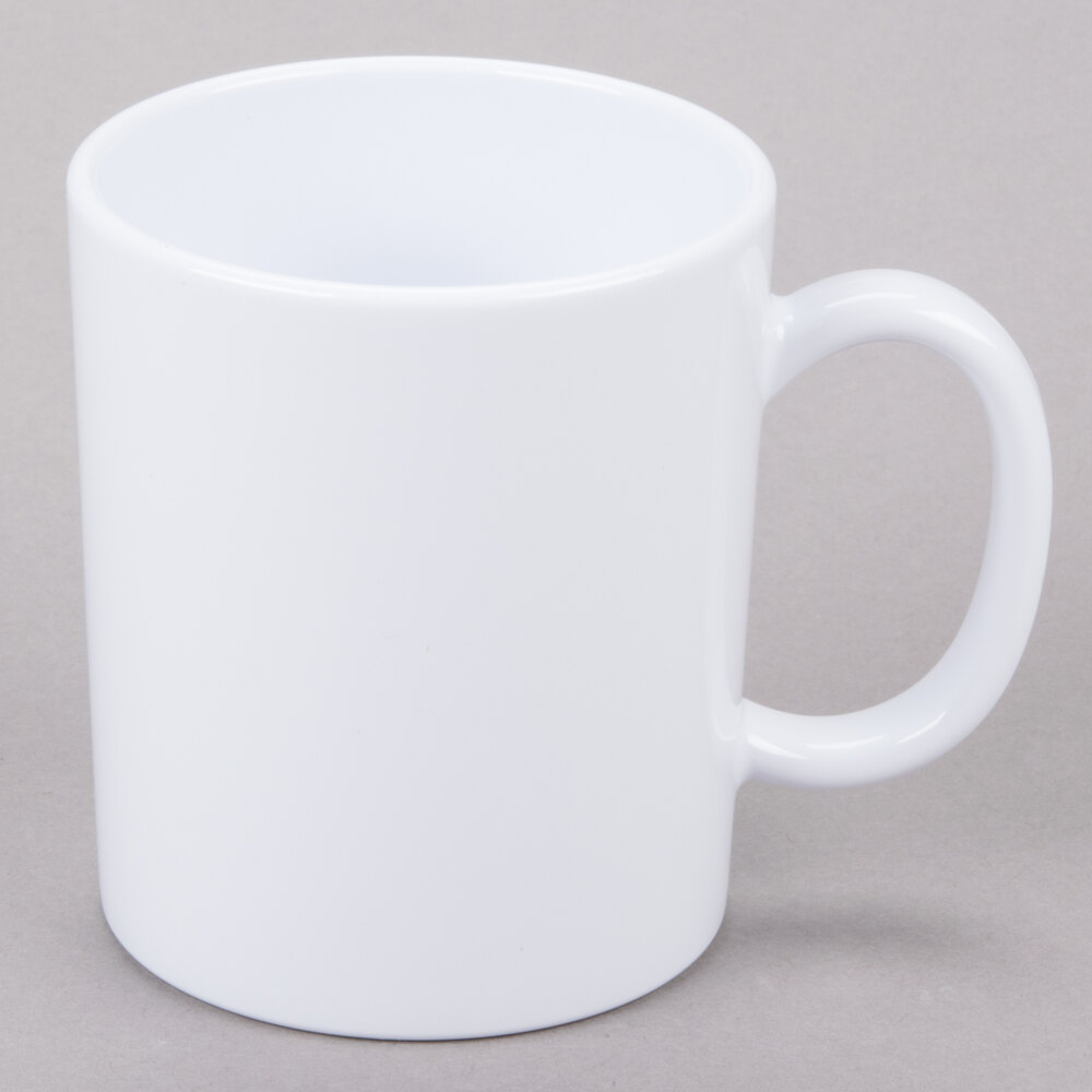 GET TM-1310-W 8 oz. White Tritan™ Mug - 24/Case