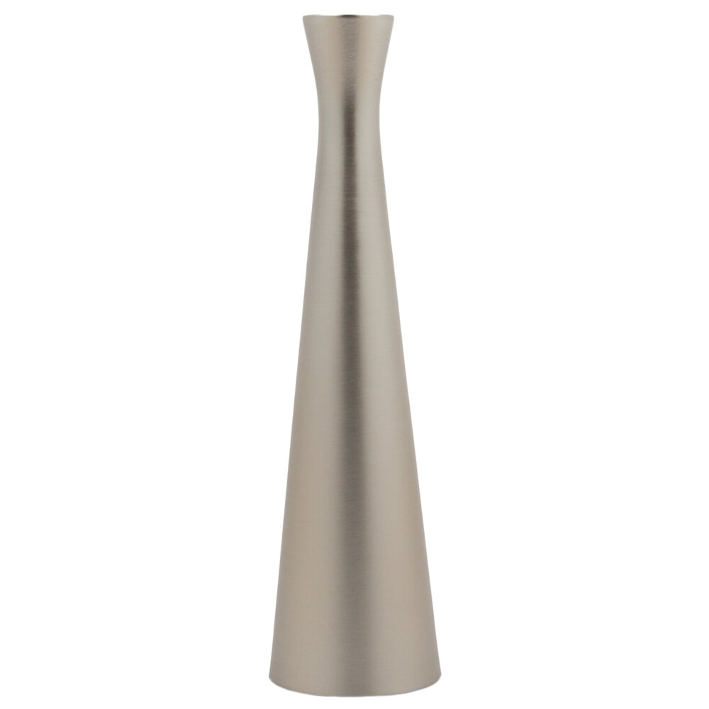 Tablecraft 267 6 1/2" Metal Hourglass Bud Vase