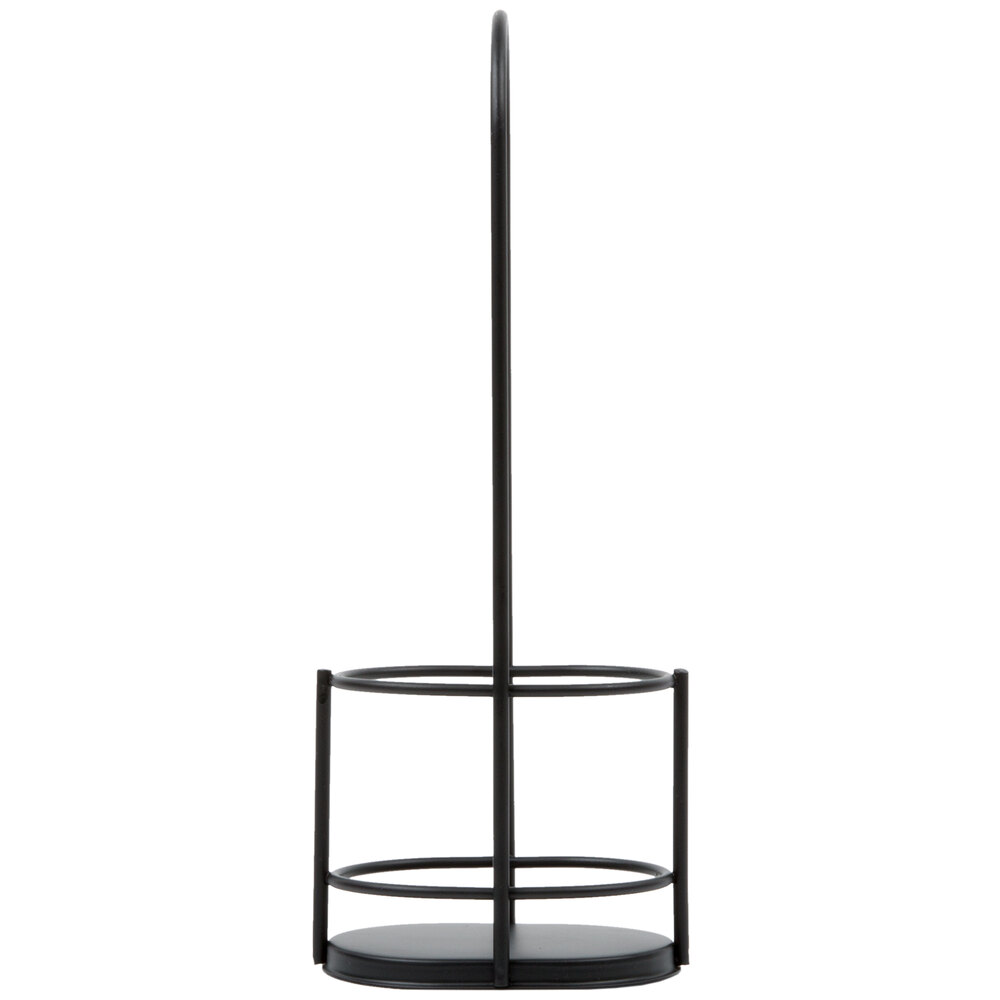 Tablecraft 918RBK Gemelli Black Olive Oil Cruet Rack