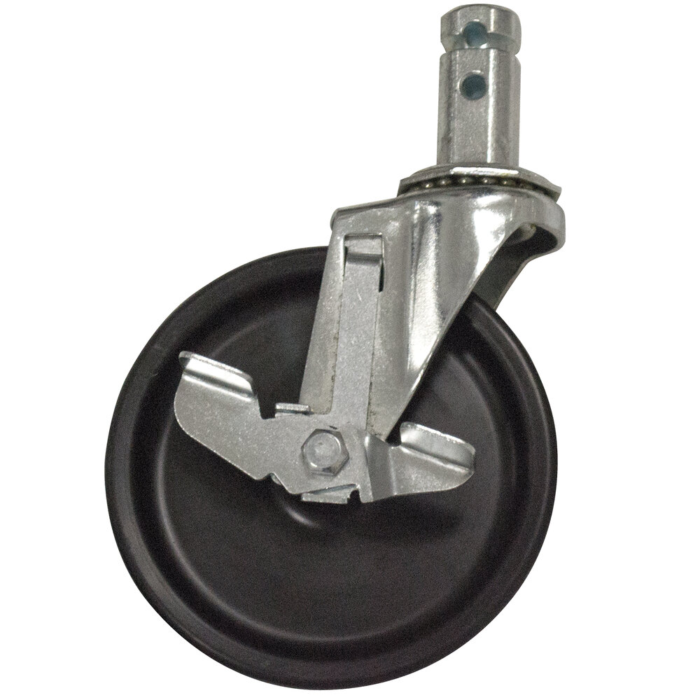 Advance Tabco RA-26 5" Swivel Stem Caster with Brake