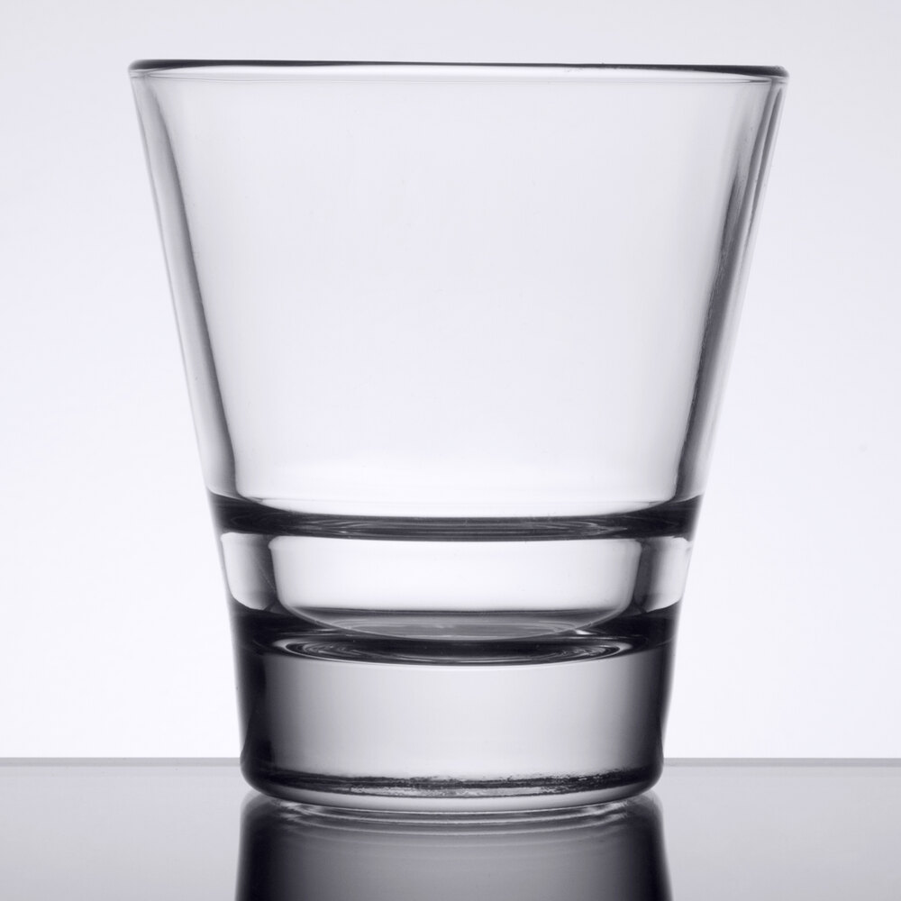 Libbey 15710 Endeavor 9 oz. Customizable Stackable Rocks / Old Fashioned Glass - 12/Case