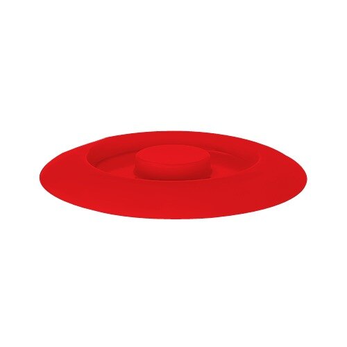 GET TS-800-L Red 7 3/4" Melamine Replacement Lid for TS-800 7 3/4" Tortilla Server - 12/Pack
