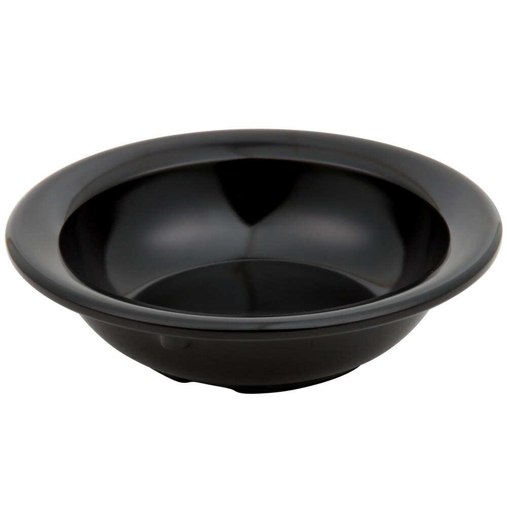 Carlisle 4353203 Dallas Ware 3.5 oz. Black Fruit Bowl - 48/Case