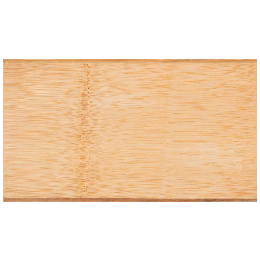 American Metalcraft BWB105 10" x 5 3/4" Carbonized Bamboo Serving Board
