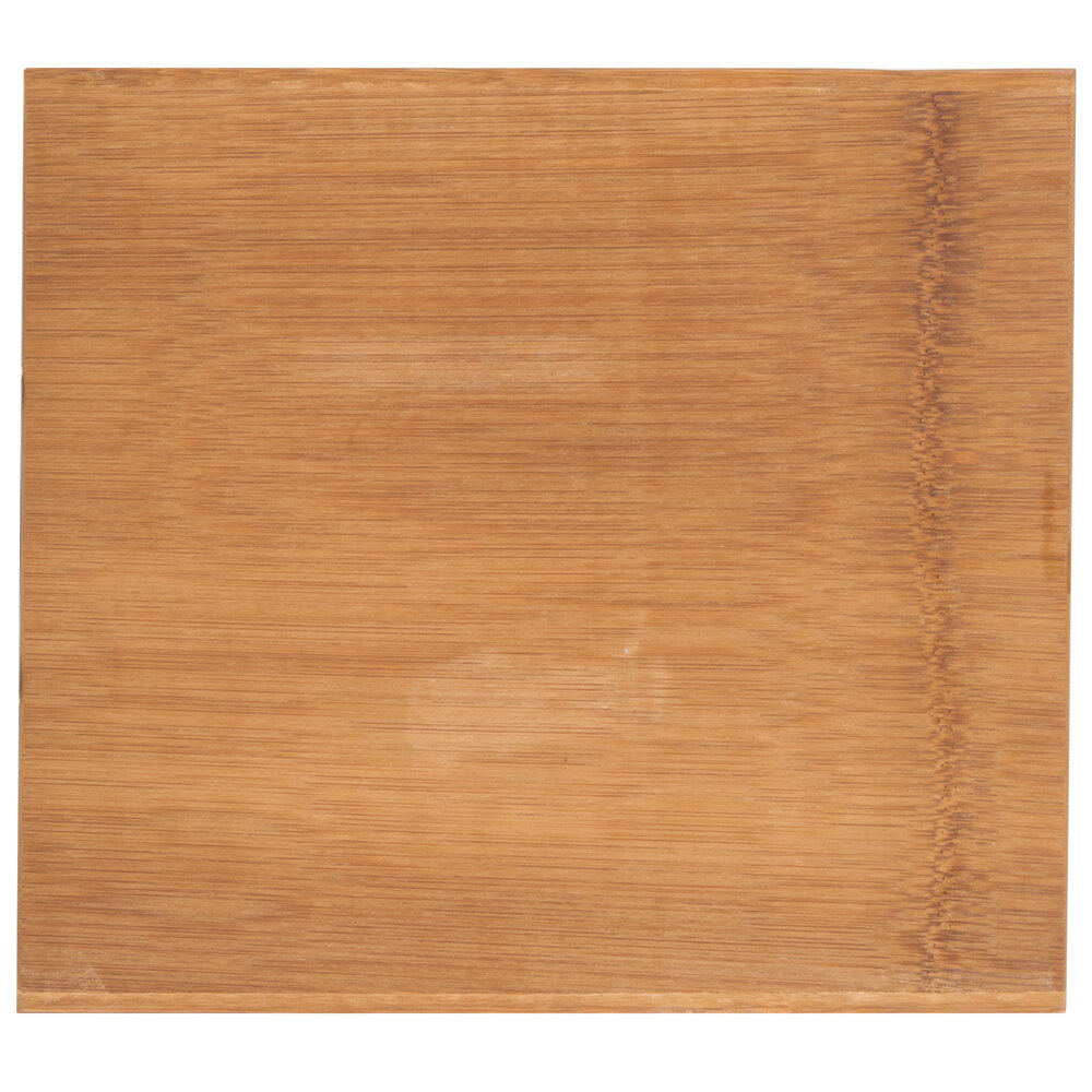 American Metalcraft BWB109 10" x 9" Carbonized Bamboo Serving Board