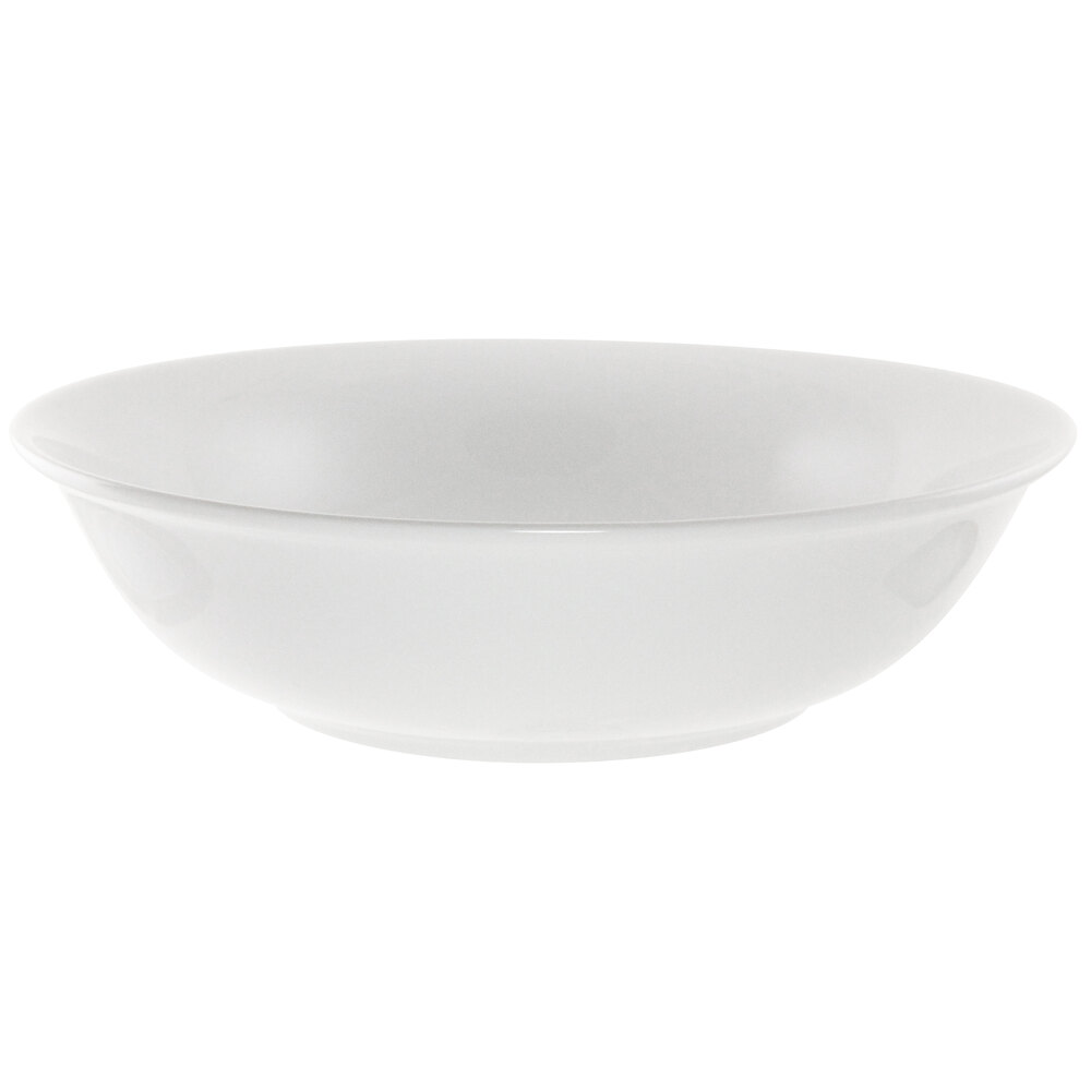 10 Strawberry Street BISTRO-6 Bistro 26 oz. Bright White Porcelain Pasta Bowl - 12/Case