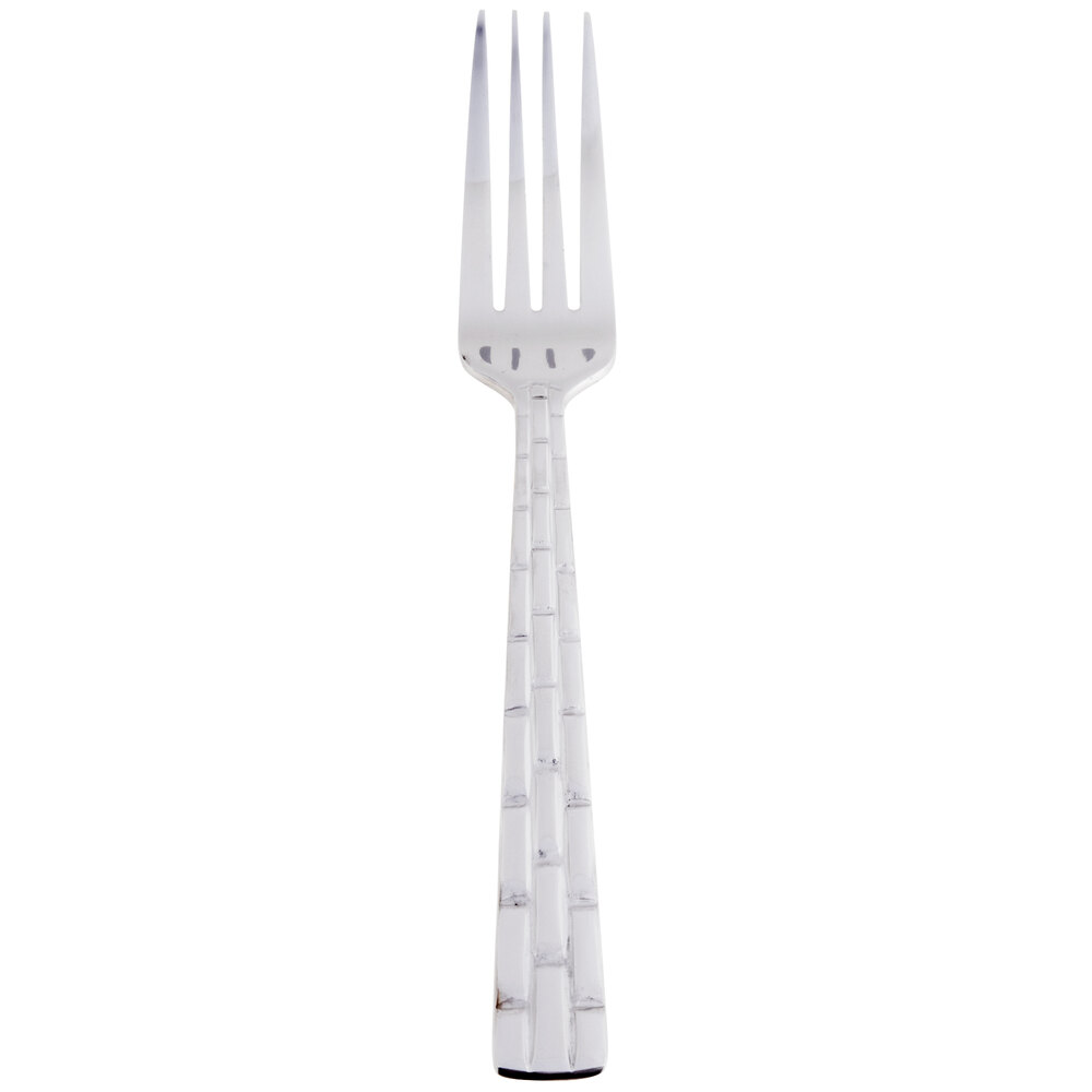 10 Strawberry Street PAN-DF Panther Link 18/0 Heavy Weight 8" Stainless Steel Dinner Fork - 12/Case