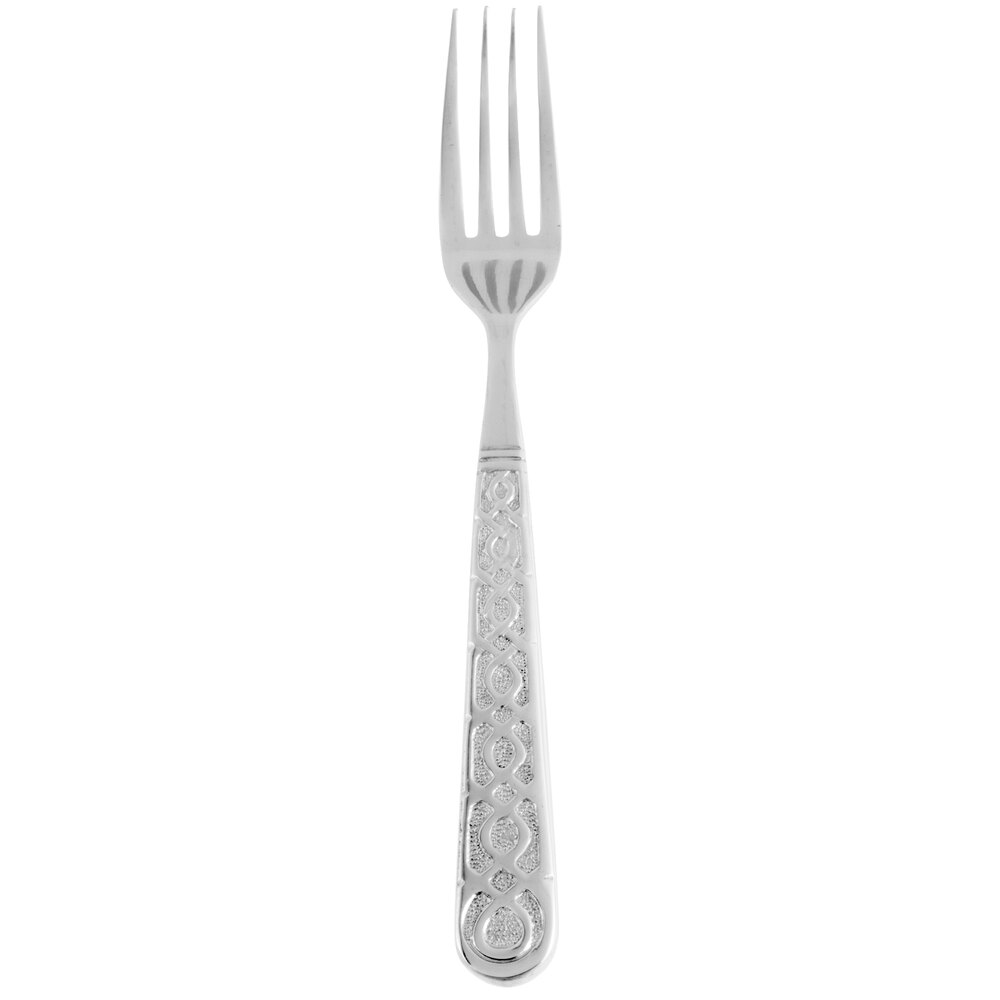 10 Strawberry Street DUB-SF Dubai 6 3/4" 18/0 Heavy Weight Stainless Steel Salad Fork - 12/Case