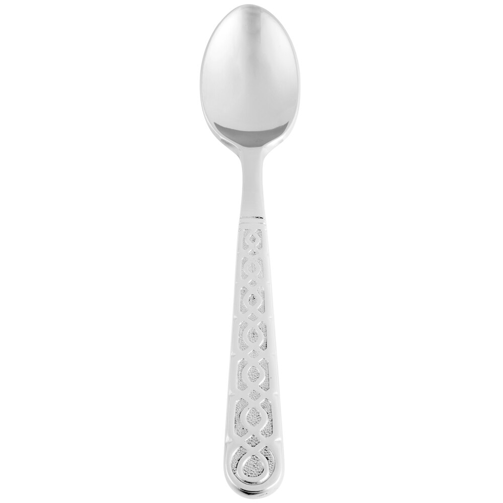 10 Strawberry Street DUB-TS Dubai 6 3/4" 18/0 Heavy Weight Stainless Steel Teaspoon - 12/Case