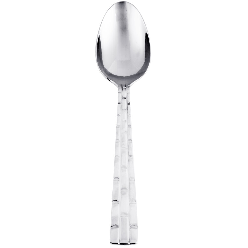 10 Strawberry Street PAN-TS Panther Link 18/0 Heavy Weight 6 3/4" Stainless Steel Teaspoon - 12/Case