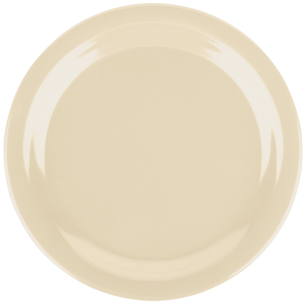 Carlisle 4350125 Dallas Ware 9" Tan Melamine Plate - 48/Case
