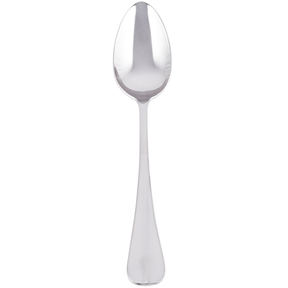 Libbey 100 003 Baguette II 8 1/2" 18/8 Stainless Steel Extra Heavy Weight Tablespoon / Serving Spoon - 36/Case