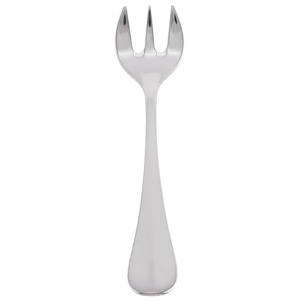 Libbey 100 029 Baguette II 4 3/4" 18/8 Stainless Steel Extra Heavy Weight Cocktail Fork - 36/Case