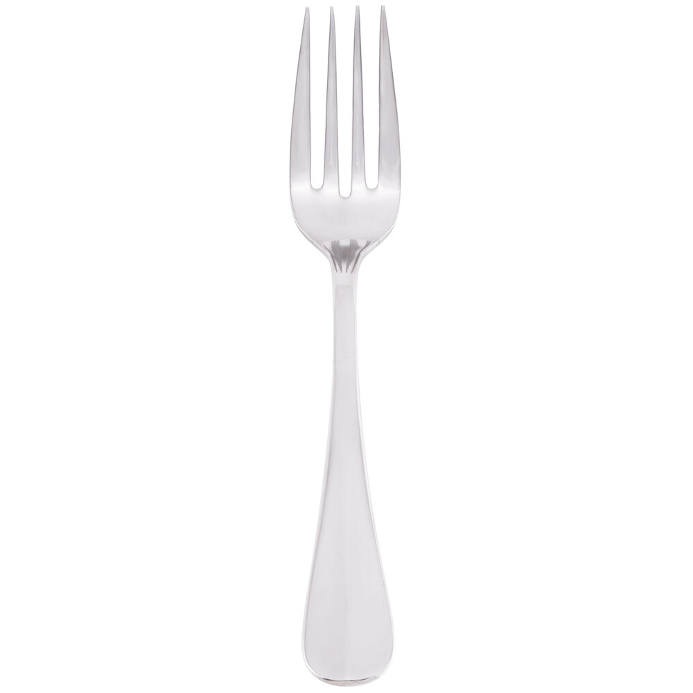 Libbey 100 038 Baguette II 6 1/2" 18/8 Stainless Steel Extra Heavy Weight Salad Fork - 36/Case