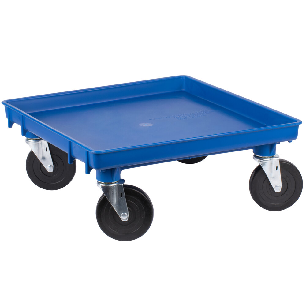 Vollrath 1697-44 Traex® Blue Rack Dolly Base (No Handle) - 21" x 21"