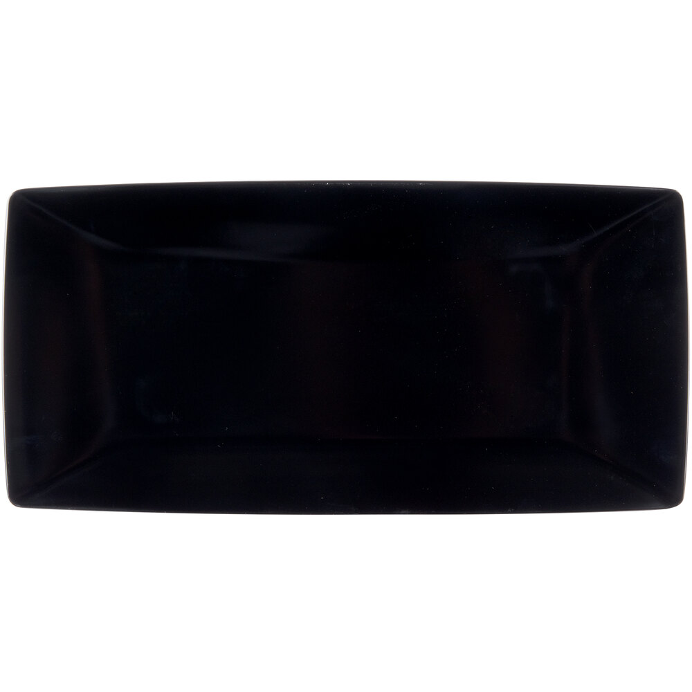GET ML-287-BK 15" x 7 1/2" Black Siciliano Tray