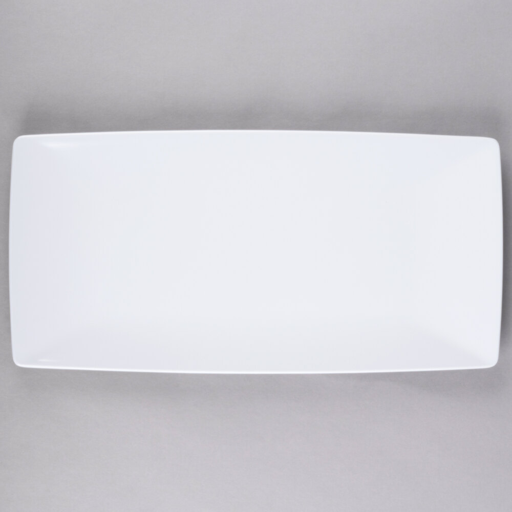 GET ML-287-W 15" x 7 1/2" White Siciliano Tray